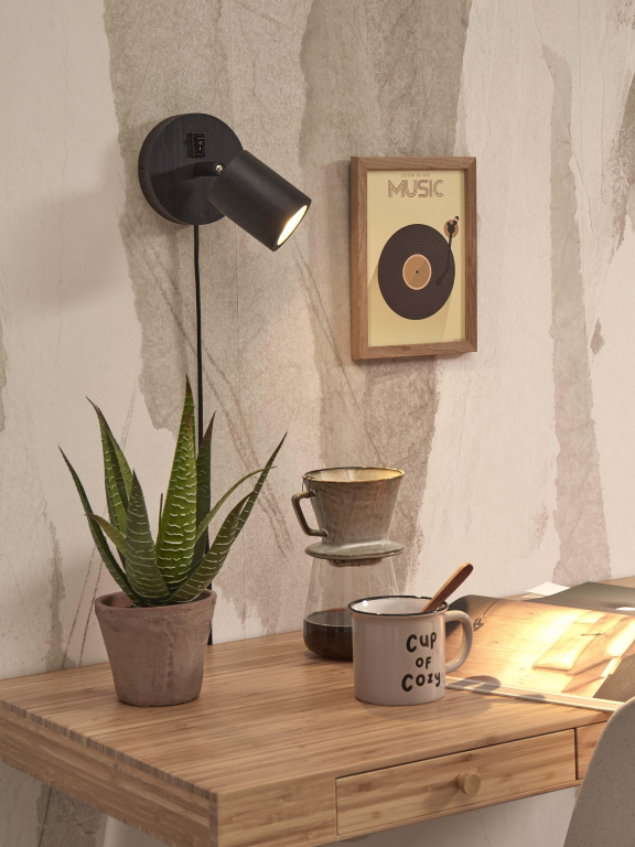 Good&Mojo Java wandlamp zwart
