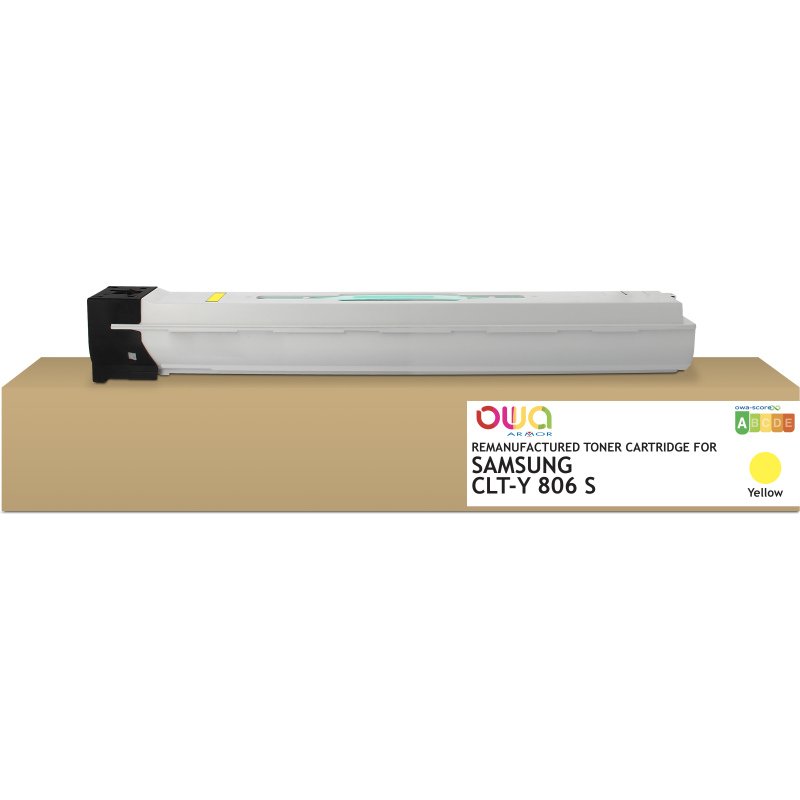 Toner remanufacturé OWA - standard - Yellow - pour SAMSUNG CLT-Y806S/ELS, SAMSUNG CLT-Y806S/ELS