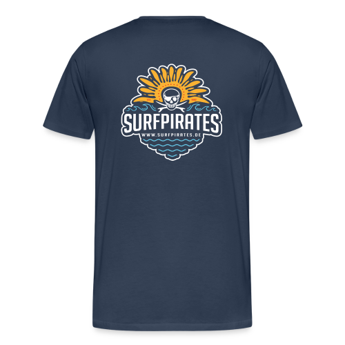 Surfpirates Logo Shirt Blau