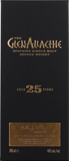 GLENALLACHIE 25 YEARS SINGLE MALT 70CL