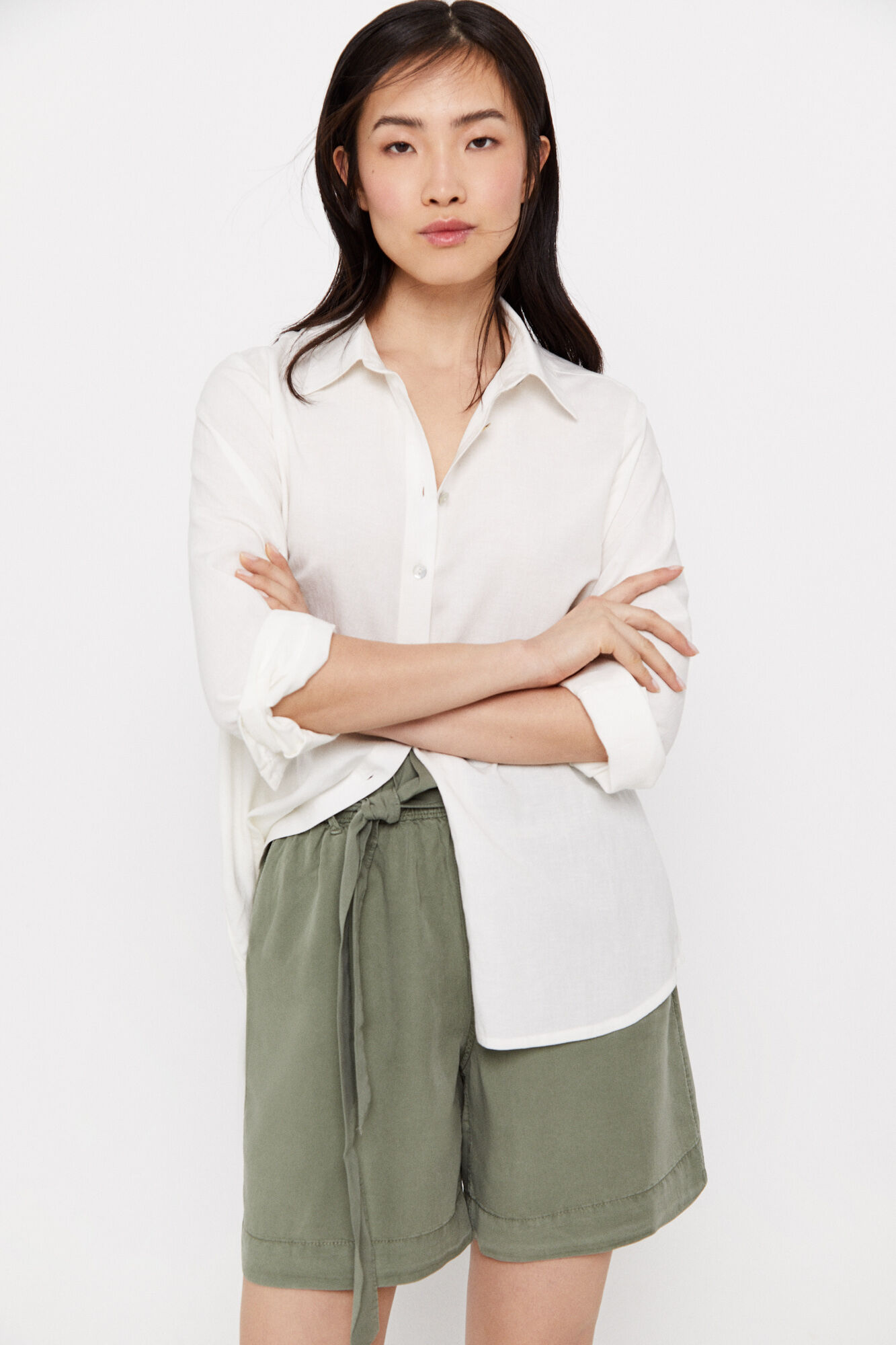 Bermuda fluid tencel - Pés