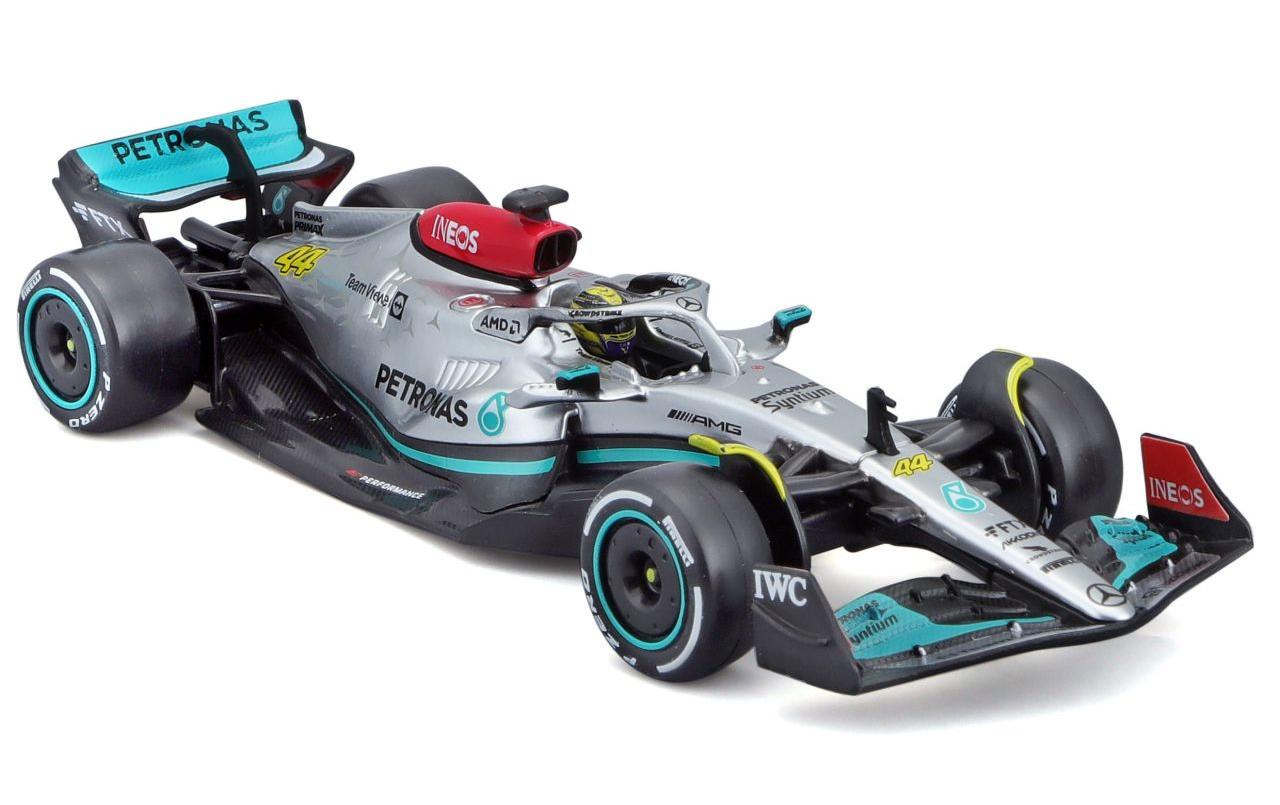 Mercedes-AMG F1 W13 Hamilton 2022 1:43Sammlermodell im Massstab 1:43