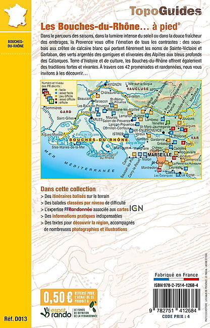 FFRP - D013 LES BOUCHES DU RHONE A PIED FFRP