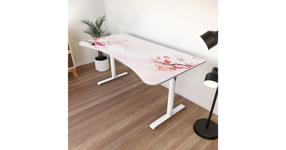 ArozziArena Gaming Desk - Sakura  (Wit/rosé)