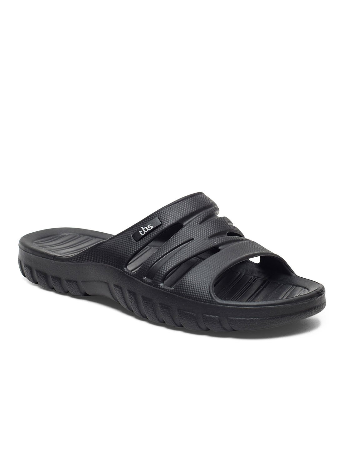 Mules Piscine Homme Légères Noires
