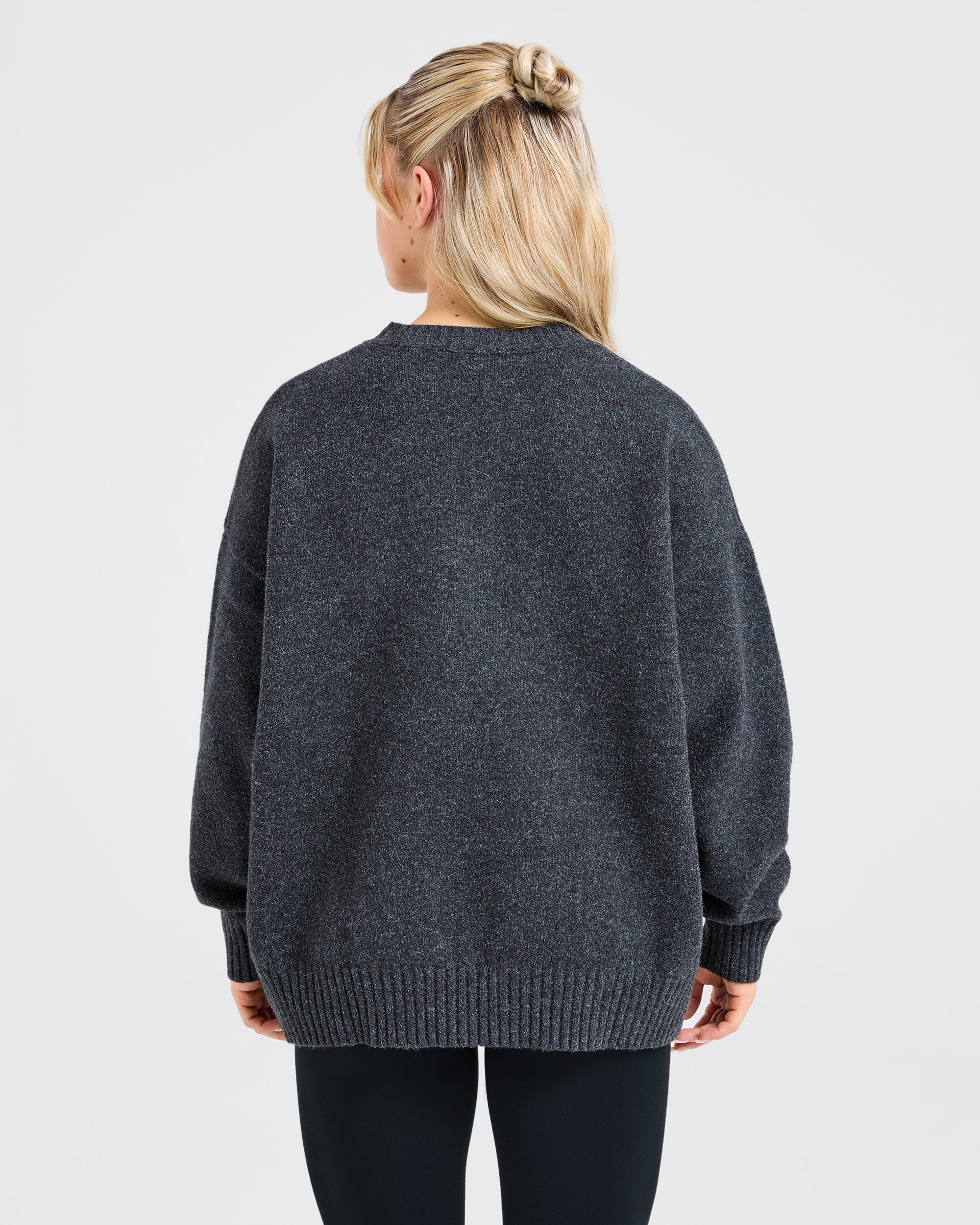 Varsity Oversized Knitted Sweater
