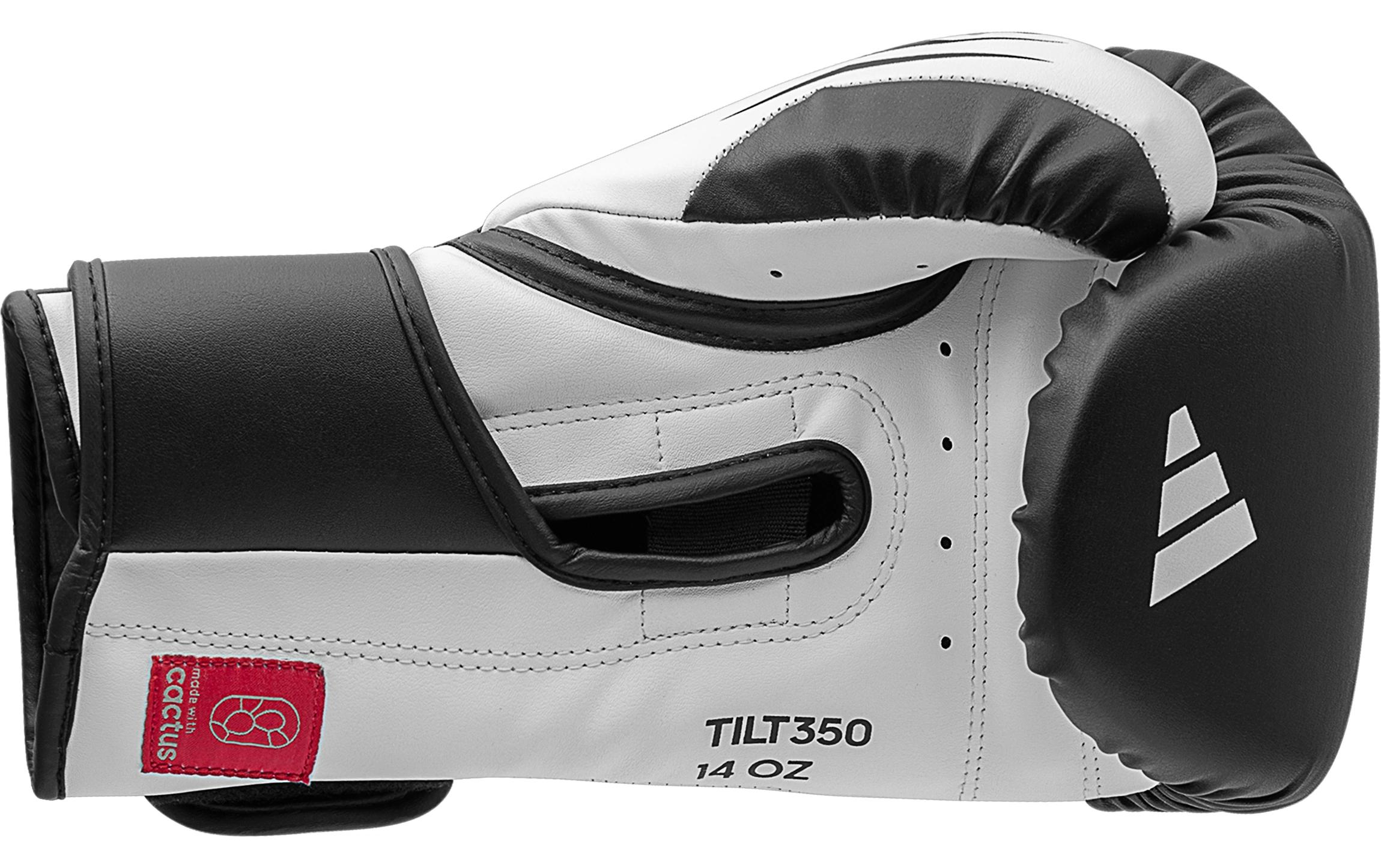 Speed Tilt 350V 14 oz Schwarz/Weiss<br>Boxhandschuhe