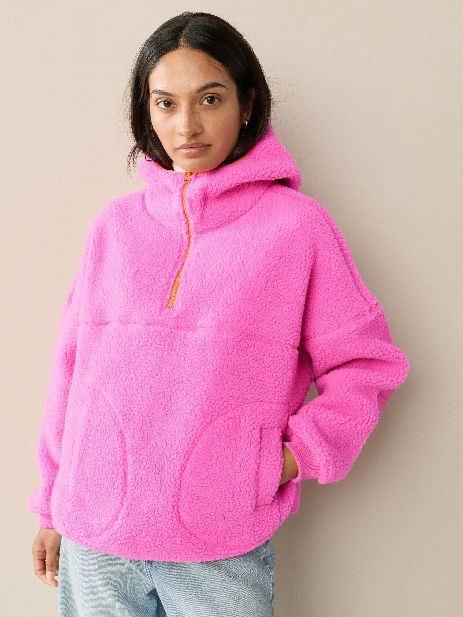 Roze - Active Borg Hooded Jacket