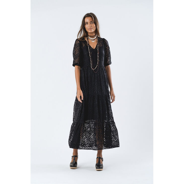 Lollys Laundry GamboLL Maxi Dress SS Black