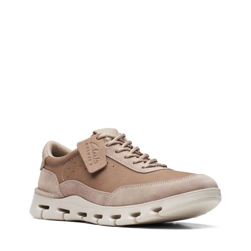 Clarks Nature X One Sneakers, Pebble, 42