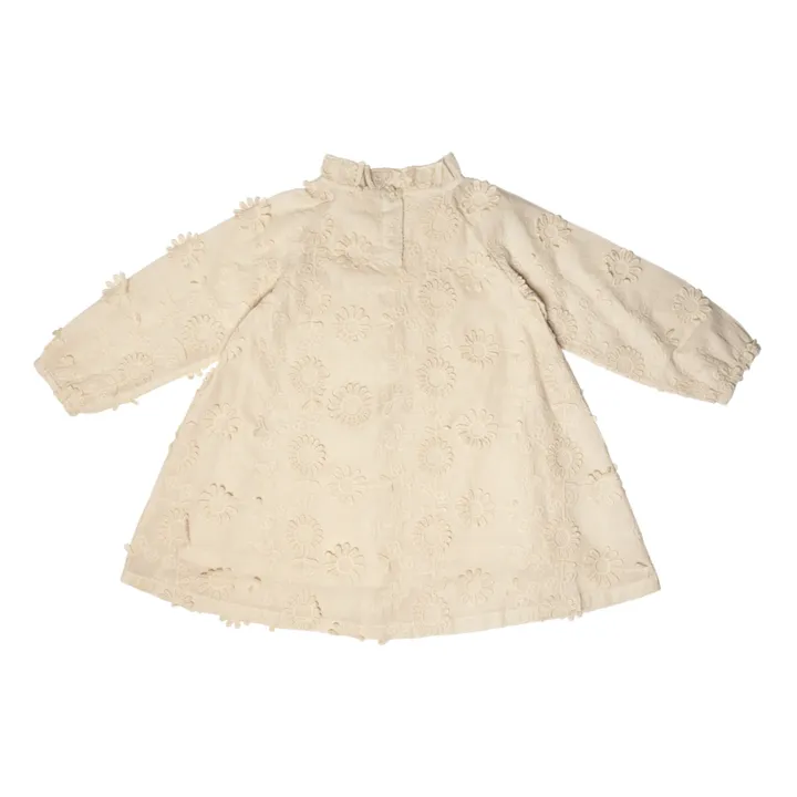 Baje Studio Robe Yala Brodée | Crème