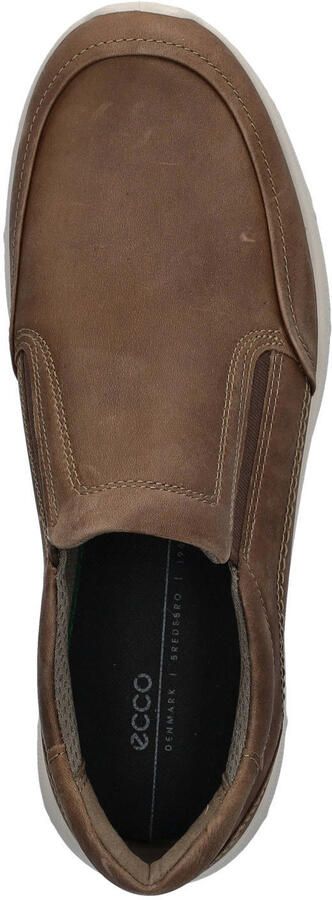 Ecco Irving nubuck instappers donkerbruin