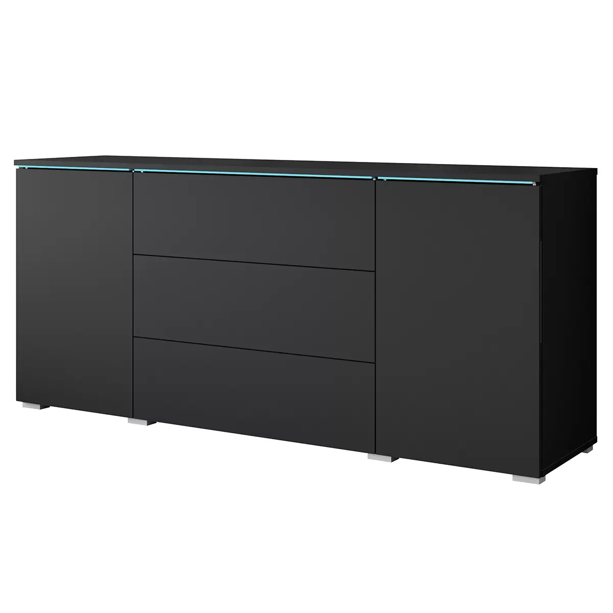 Sideboard Vera 150 Schwarz