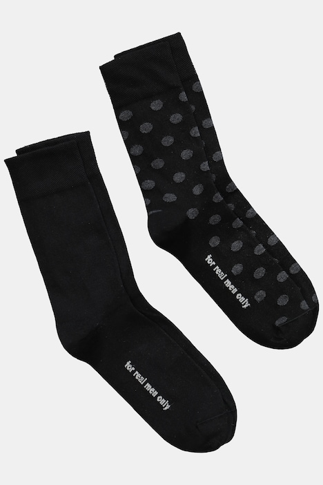 JP1880 Socken, 2er Pack, Punkte, uni