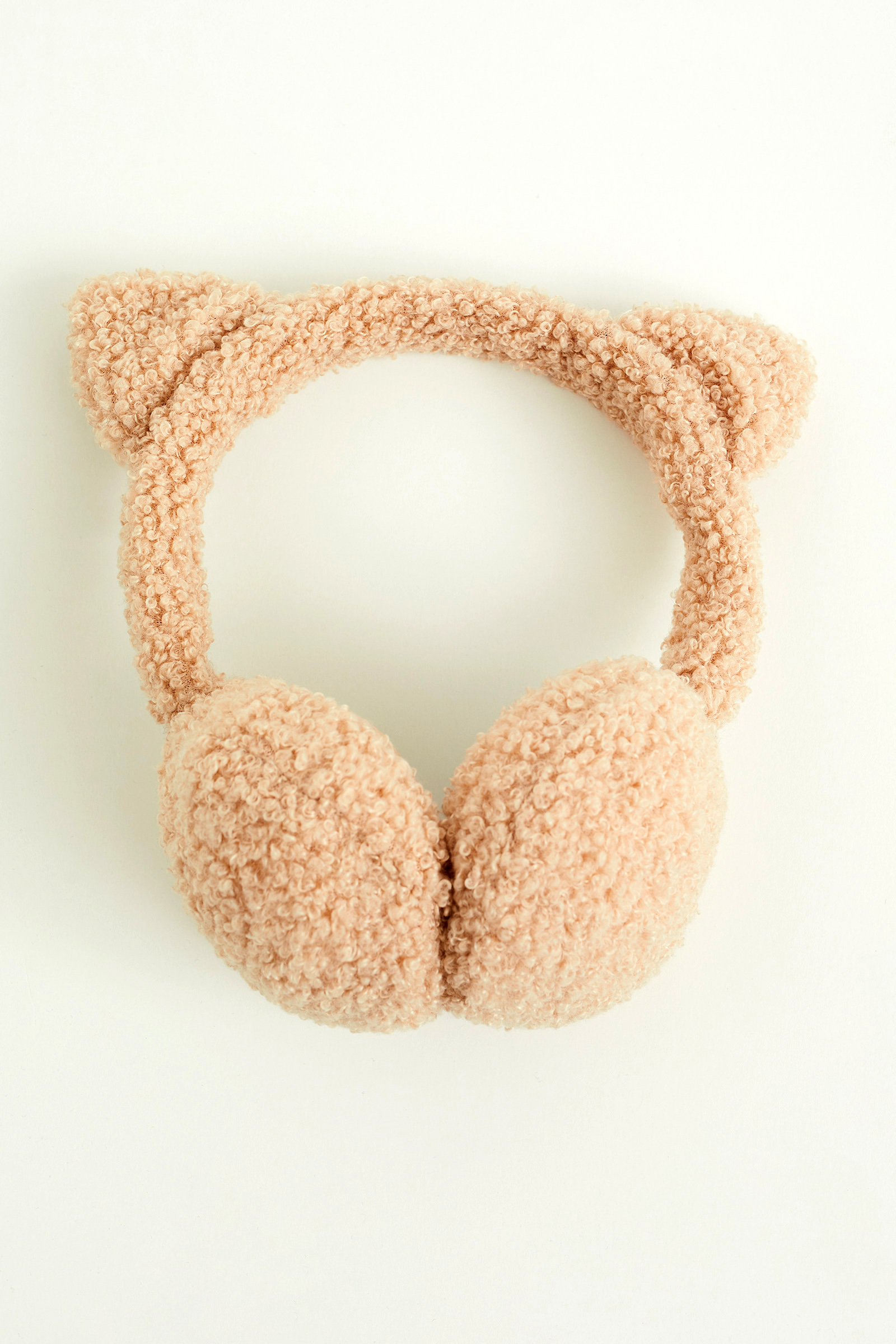 Meisjes oorwarmers WE Fashion Beige