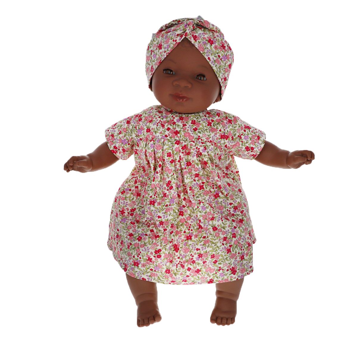 Poupée Rosie fleurette rose Frisette