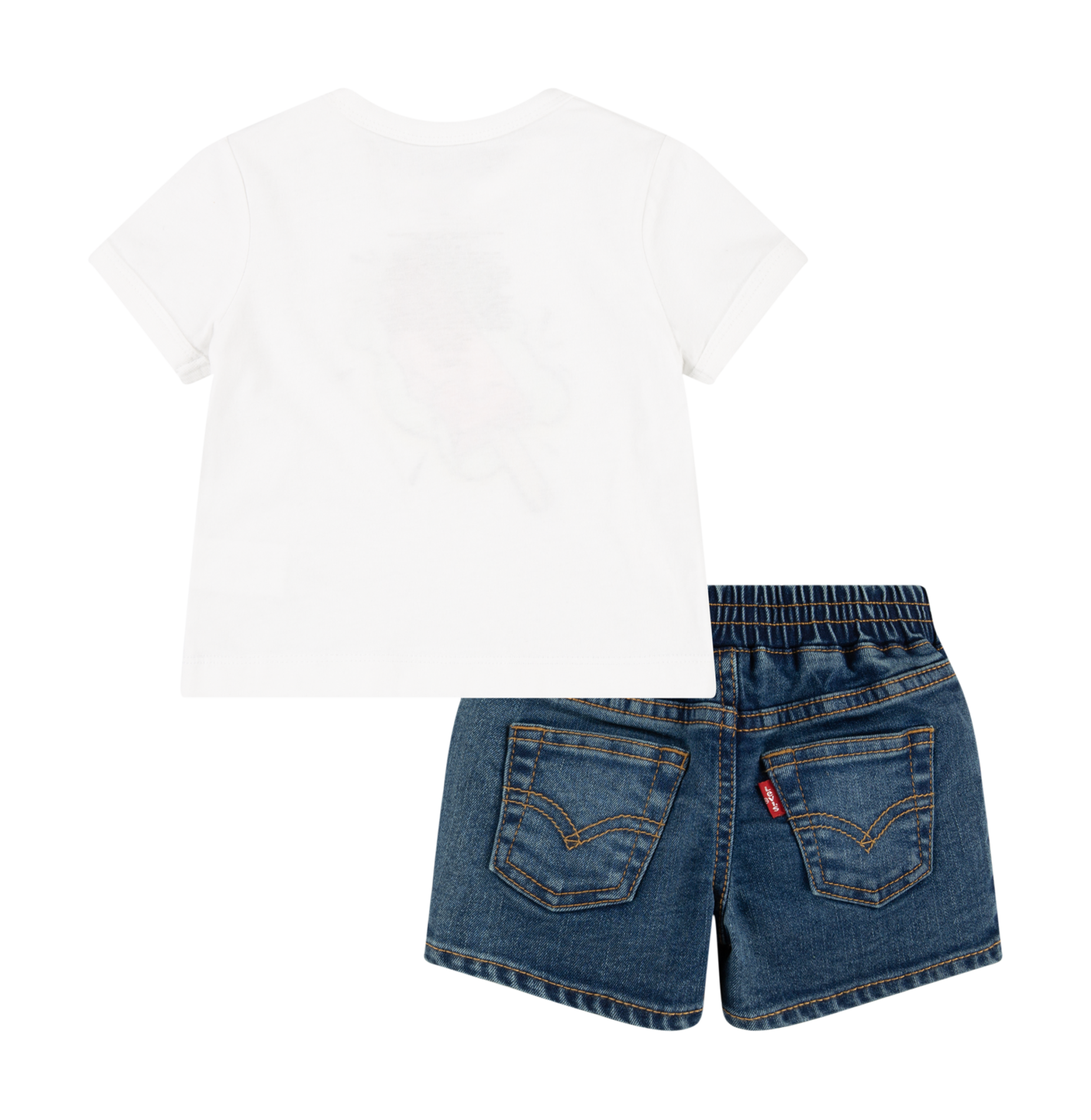 Ensemble tee-shirt et short | Blanc