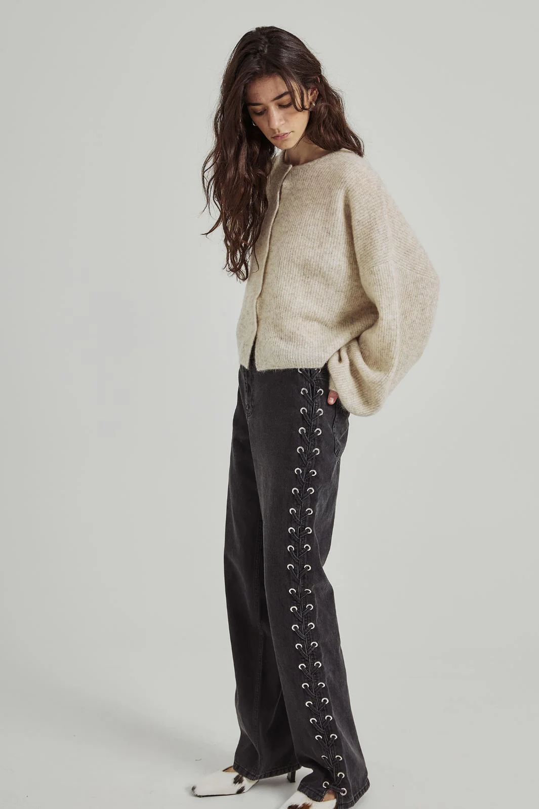 Norr Kenzie Straight Lace Jeans