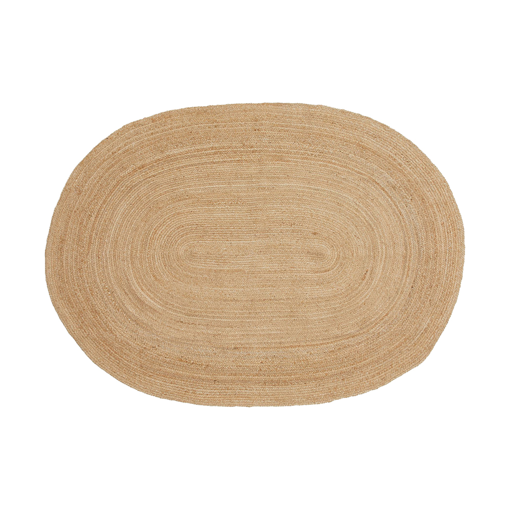 Jute deurmat Milou - 80 x 50 cm Naturel