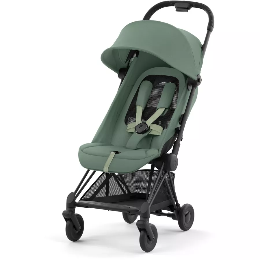cybex PLATINUM Buggy Coya Matt Black Leaf Green