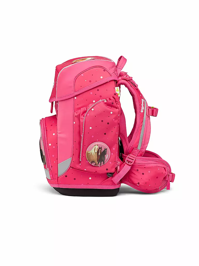 ERGOBAG Schultaschen Set 5tlg Cubo - Urlaub auf dem ReitBärhof pink