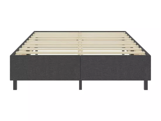 Sommier tapissier Gris Tissu 180 x 200 cm