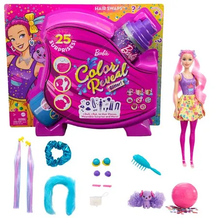 Barbie Color Reveal Hair Feature Spielset - Cupcake