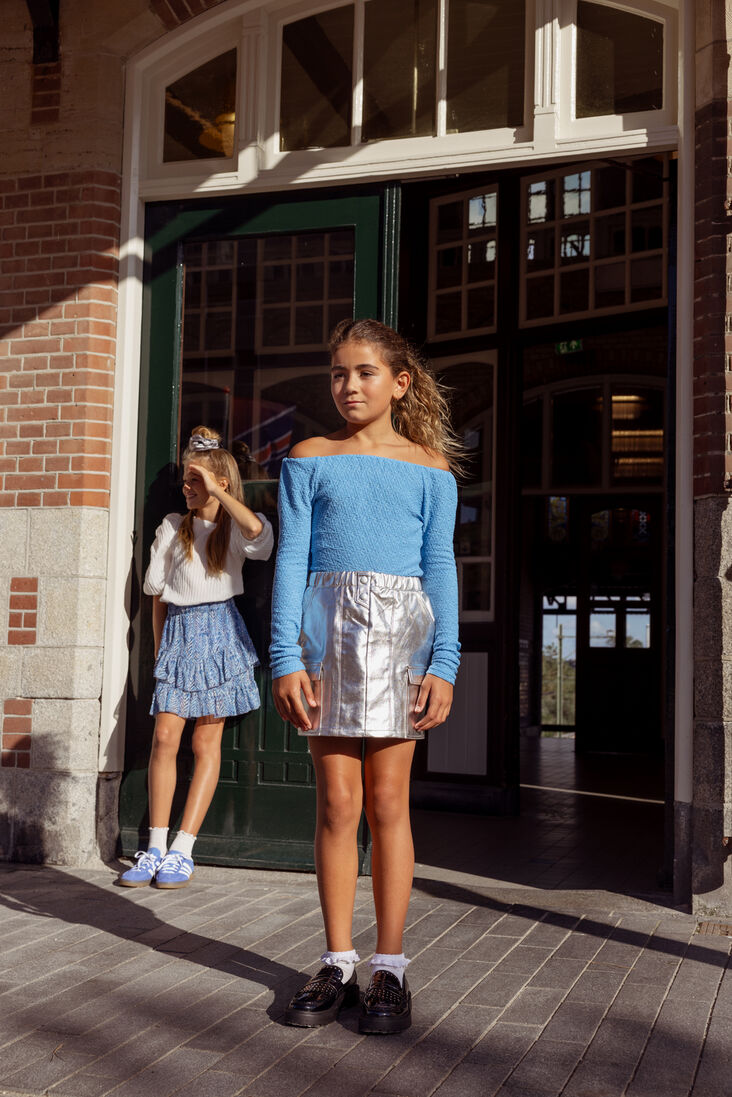 AI&KO zilveren ai&ko minirok norra pu 618 g