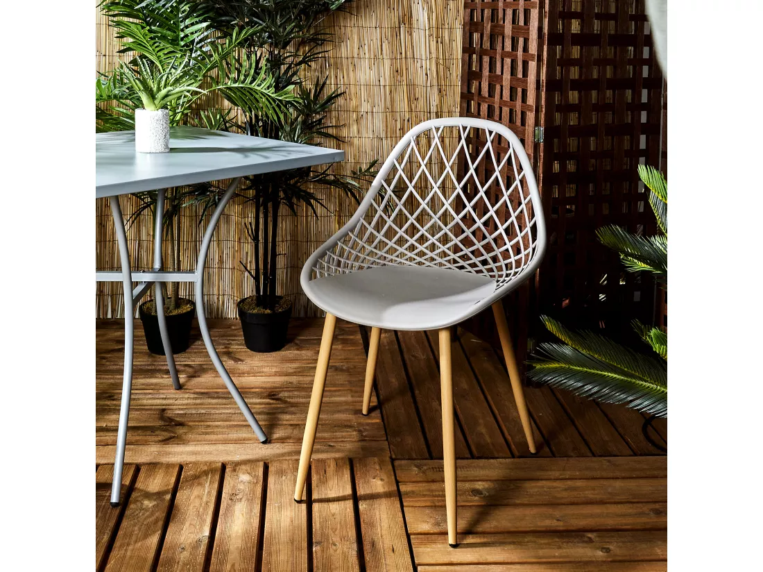 Chaise Exterieur Malaga Taupe