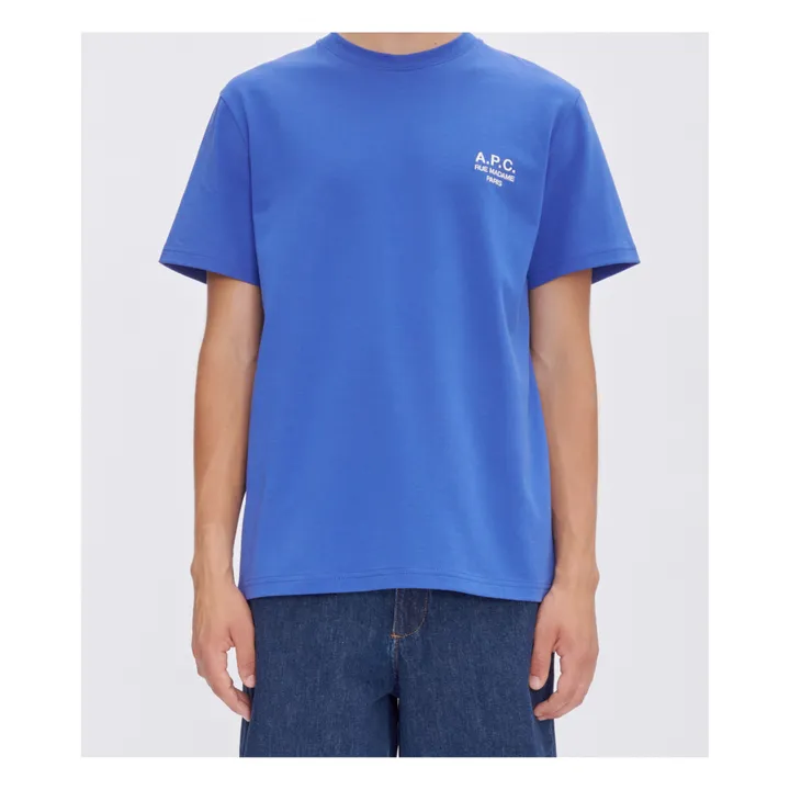 A.P.C. T-shirt Raymond Coton Bio | Bleu roi