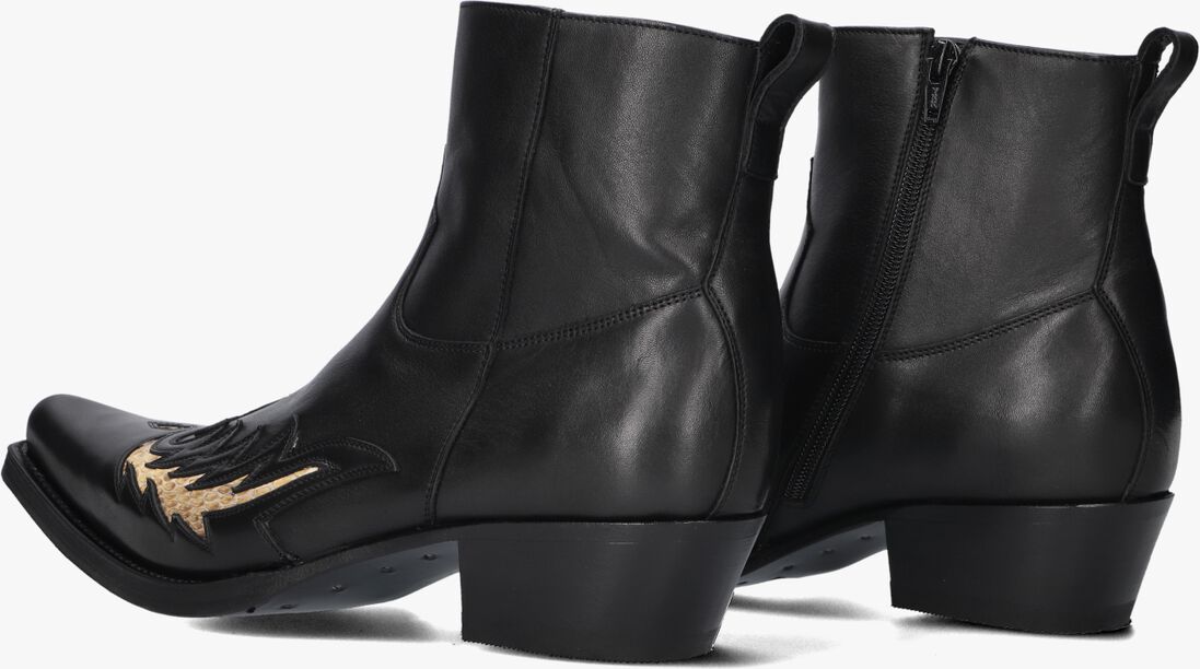 zwarte sendra cowboylaarzen 12185p