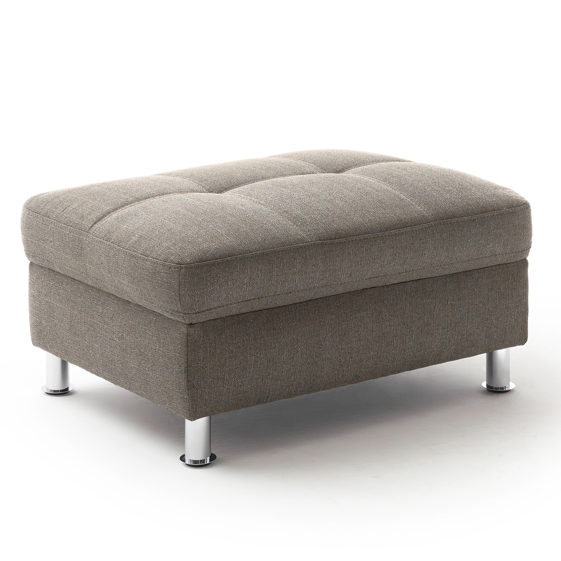 Hocker - taupe - Webstoff