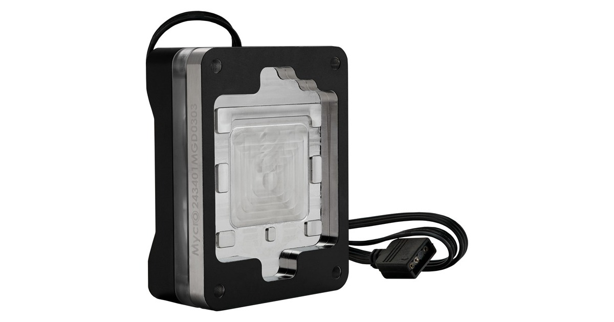 Thermal GrizzlyAMD Mycro Direct-Die Pro RGB heatsink  (Zwart/transparant)