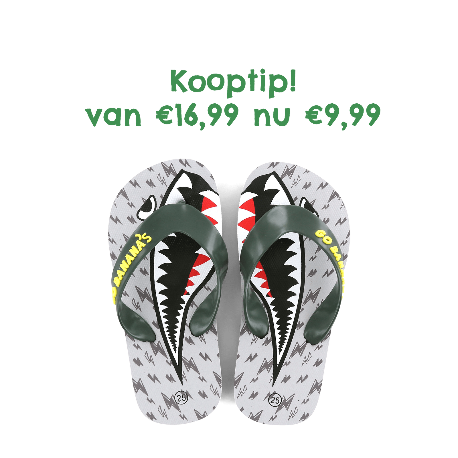 Go Bananas Sneaker Schnürsenkel - Hai