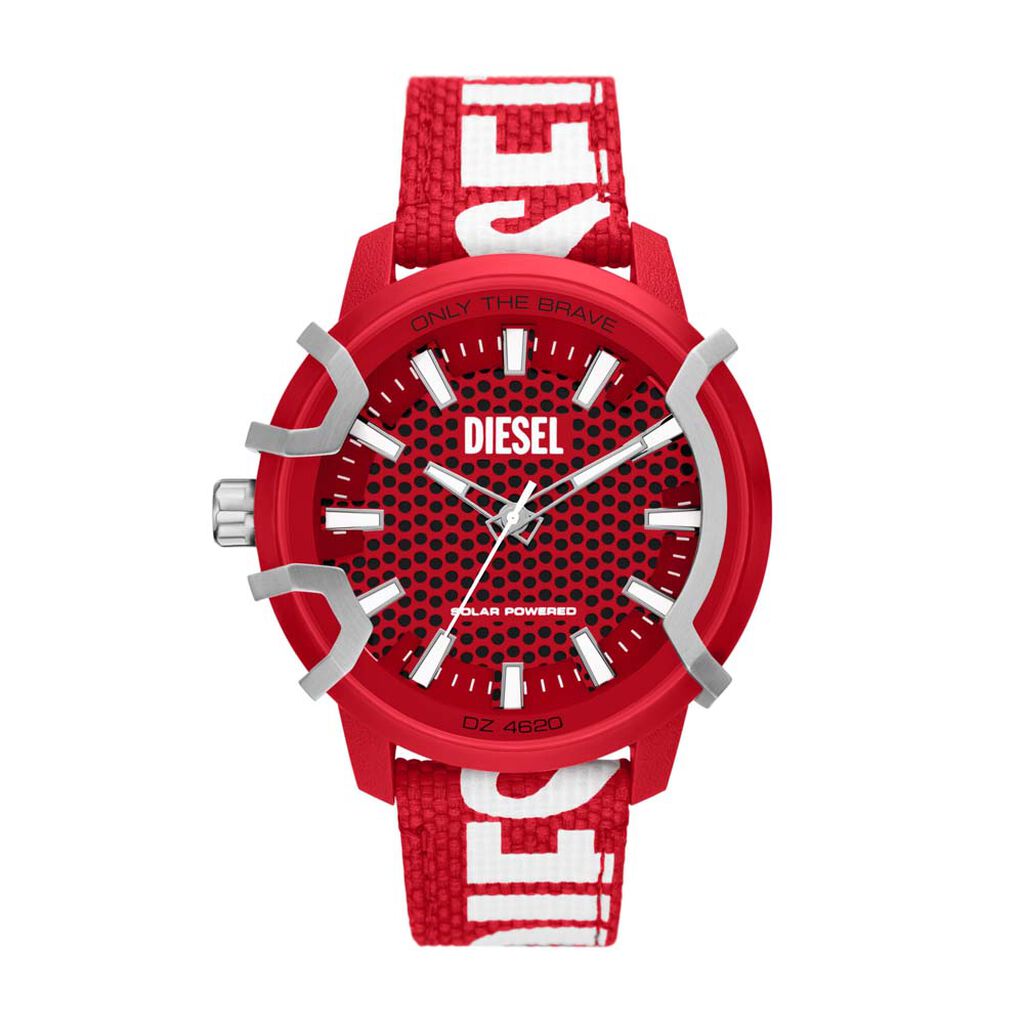 Montre Diesel Fossil Griffed Rouge