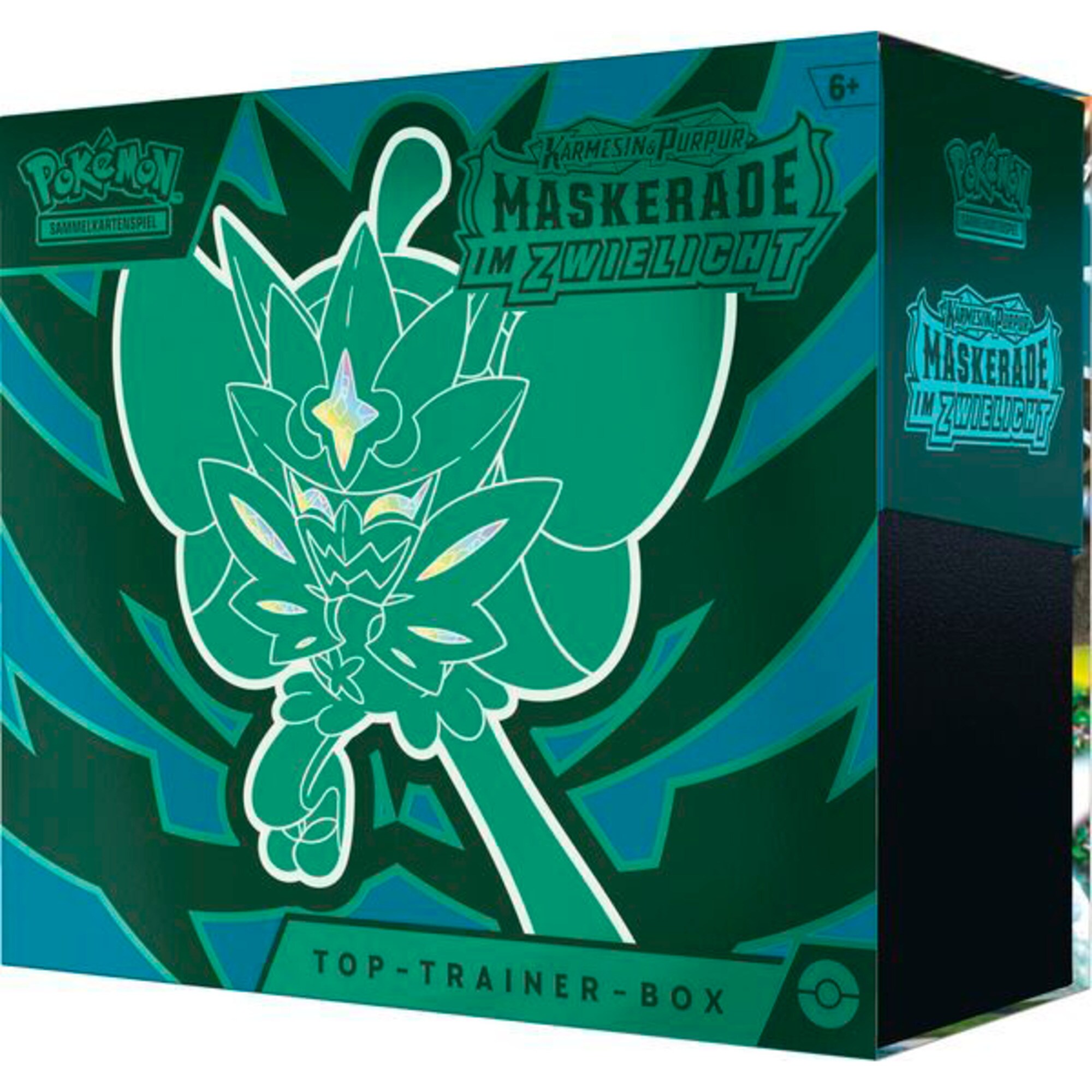 Amigo Sammelkarten Pokémon-TCG: Karmesin & Purpur - Maskerade im Zwielicht Top-Trainer Box