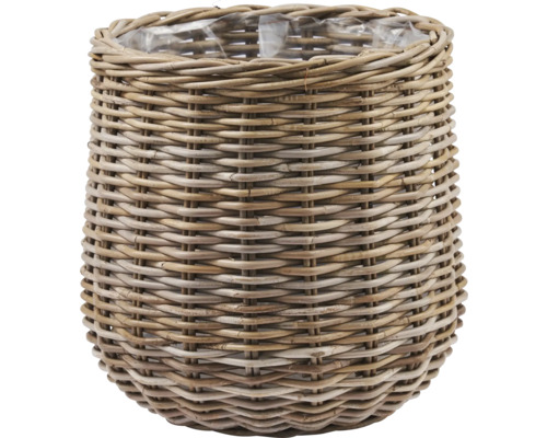 Plantenmand van natuurlijke vezels Elite 40 x 40 x 40 cm bruin