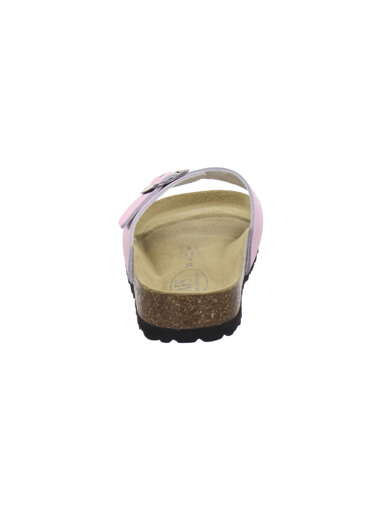 modische Pantoletten Damen rose Lack
