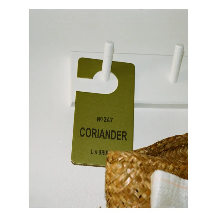 L:A BRUKET Etiquette parfumée Coriandre 247