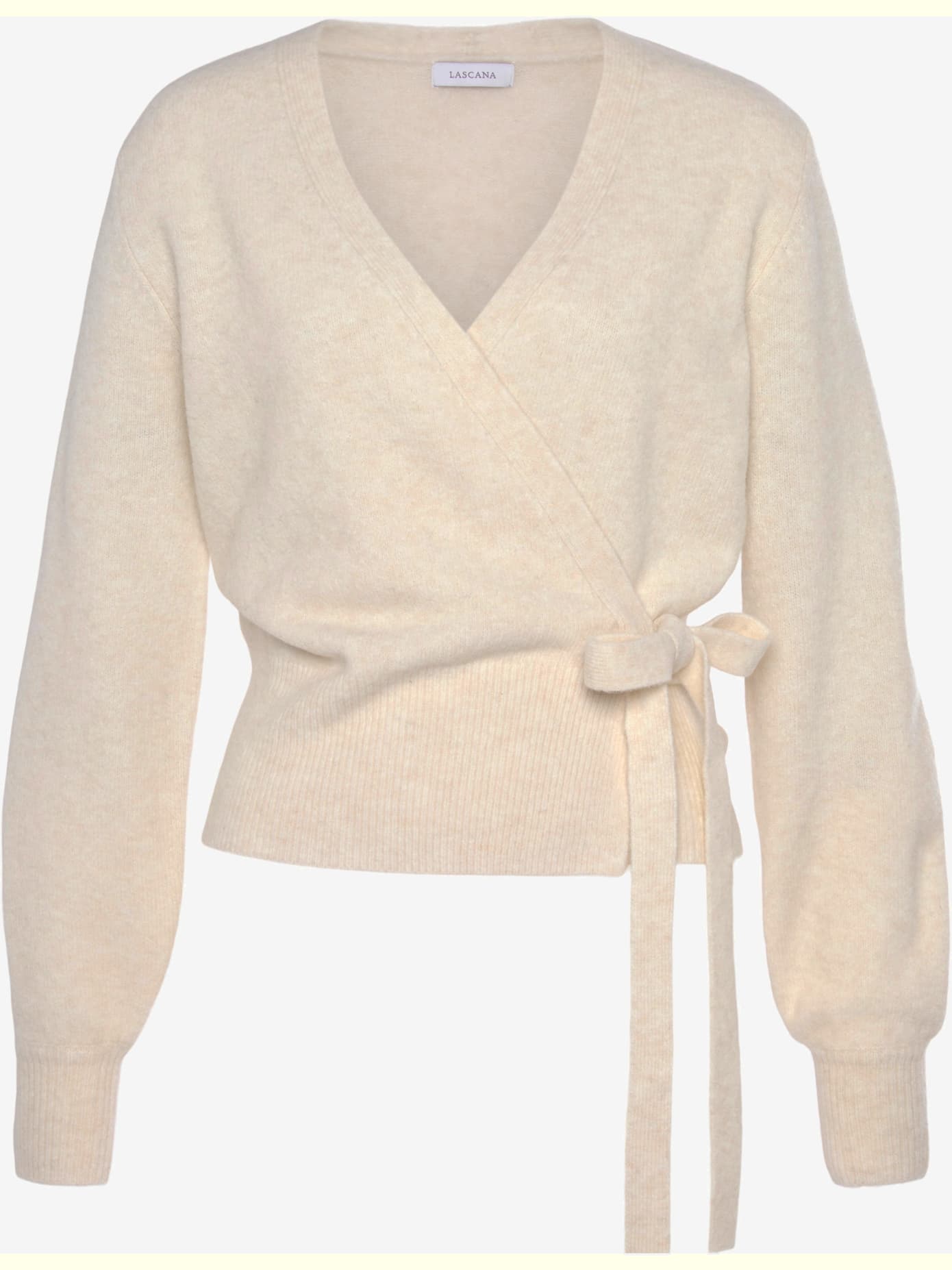 Veste cache-cœur en tricot veste en tricot douce à nouer