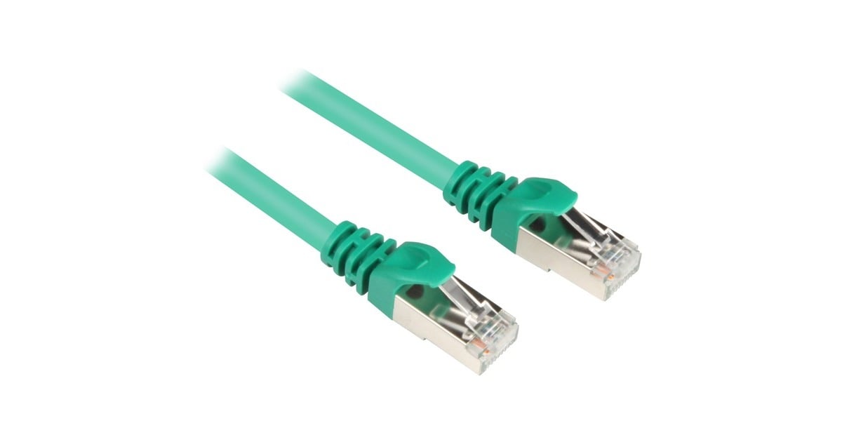 SharkoonPatchkabel SFTP, RJ-45 met Cat.6  (Groen, 1,5 meter)