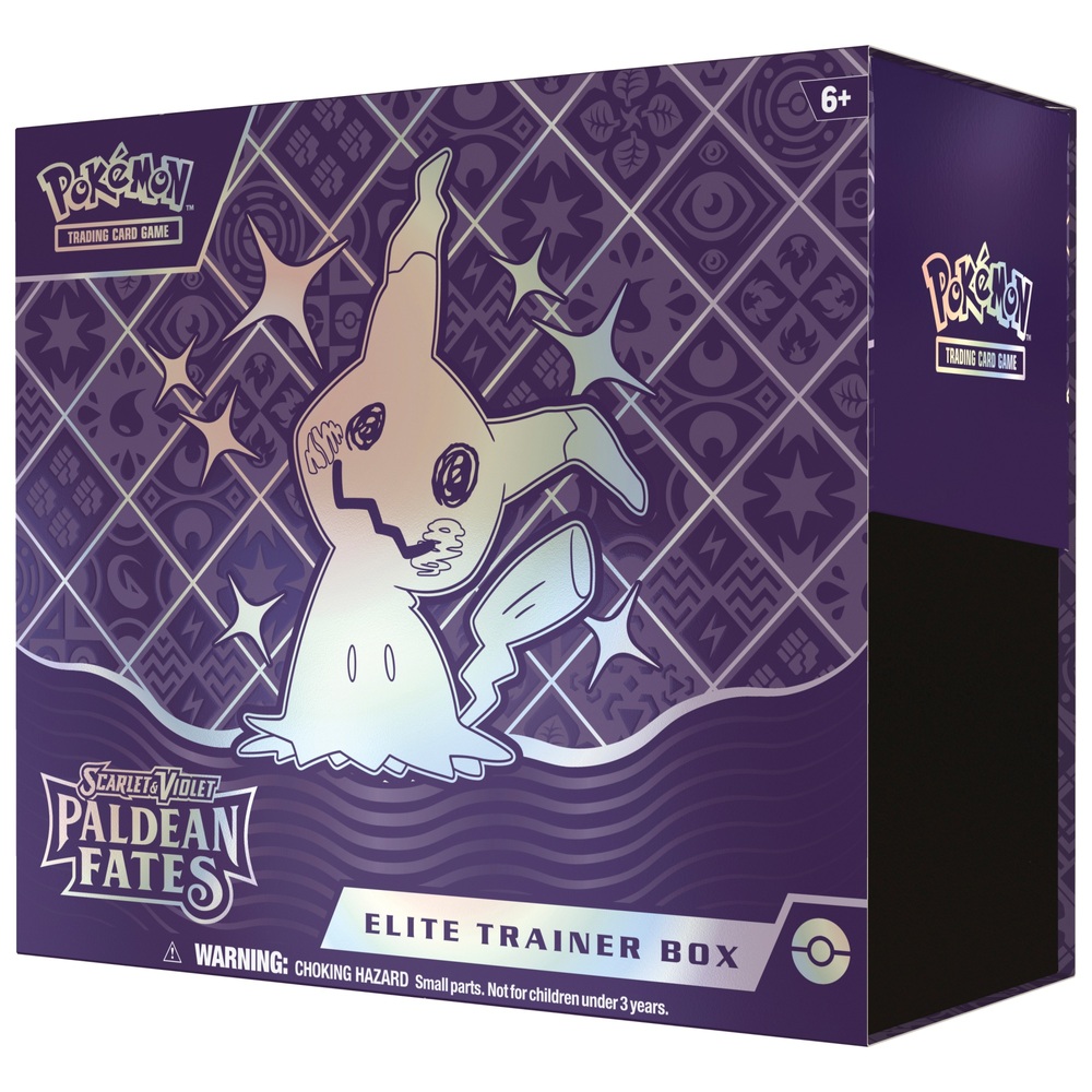 Pokémon-Sammelkartenspiel: Scarlet & Violet Paldean Fates Elite-Trainerbox