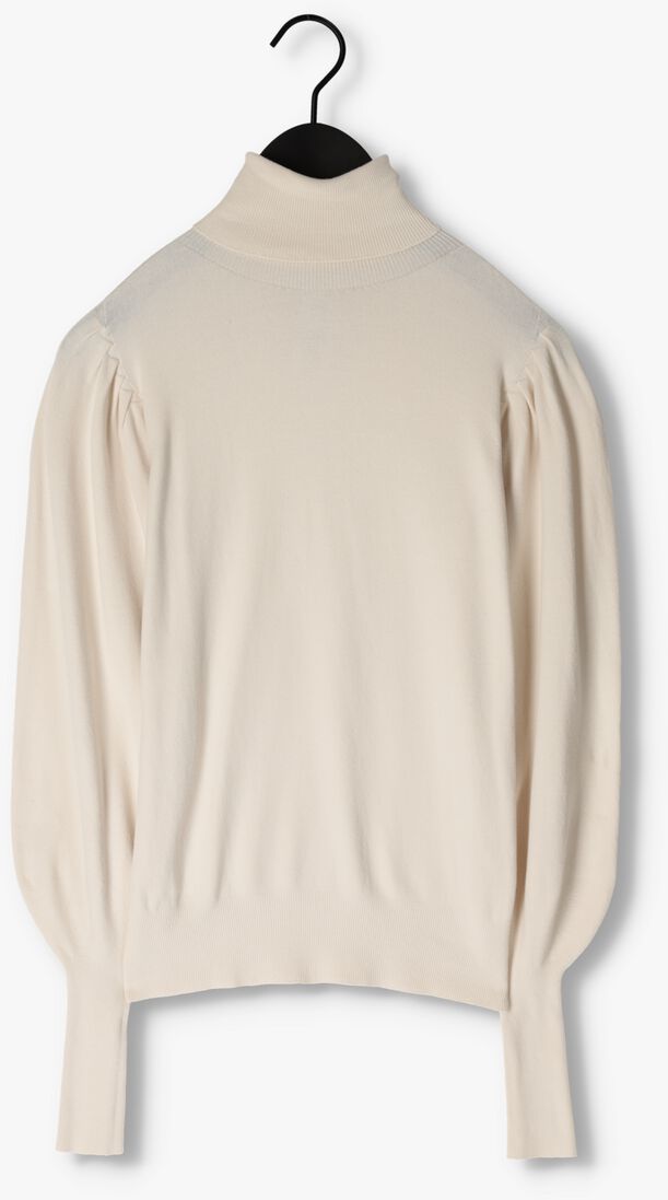 SUMMUM ecru summum coltrui pullover puffy sleeves circular knit