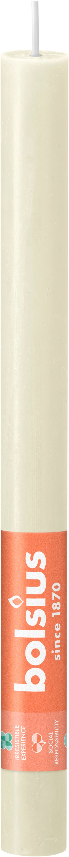 Bolsius dinerkaars Shine wit 13 uur D 2,3 x H 27 cm