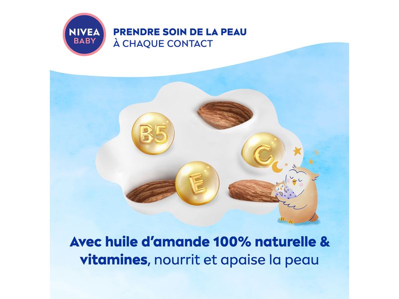 NIVEA BABY Baby-Pflegelotion Gute Nacht 200 ml Körperpflege stärkt die Haut und unterstützt ihre natürliche Entwicklung