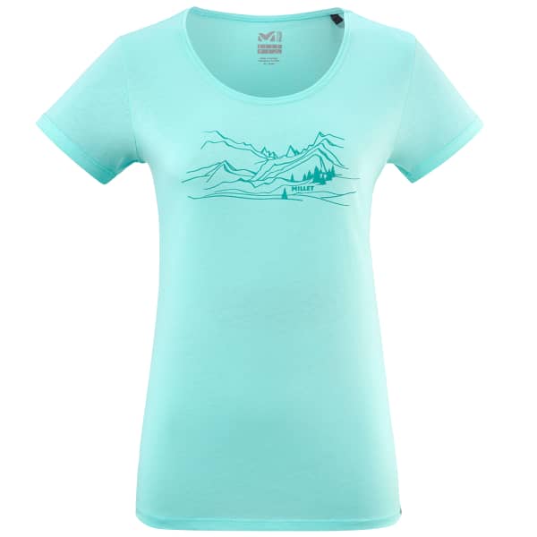 T-shirt randonnée MILLET CAPITAN TS SS W ARUBA BLUE