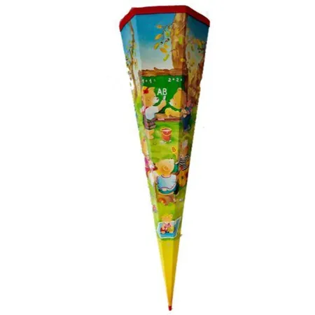 Roth Schultüte kleine Bärenschule mit Rothspitze 85 cm, sortiert