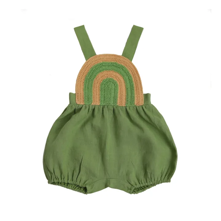 Kalinka Short à Bretelles Jasmine Lin | Vert