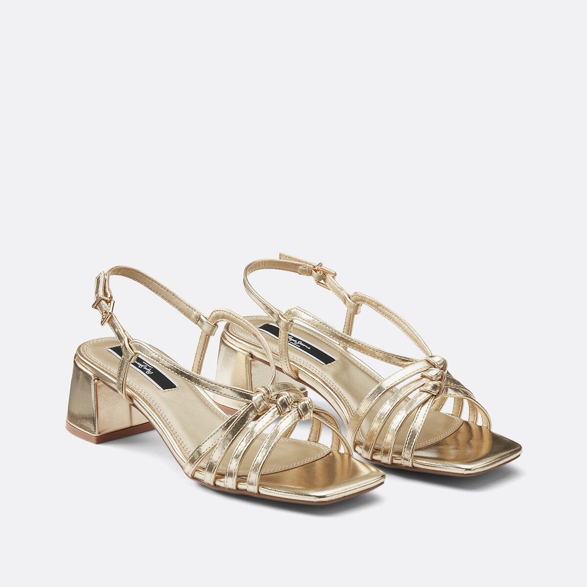 PEPE JEANS<br>Sandálias Zoe com salto metálico