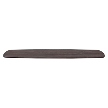 WOOOD tafelblad Tablo Deens ovaal mid brown 24 mm 180x100 cm